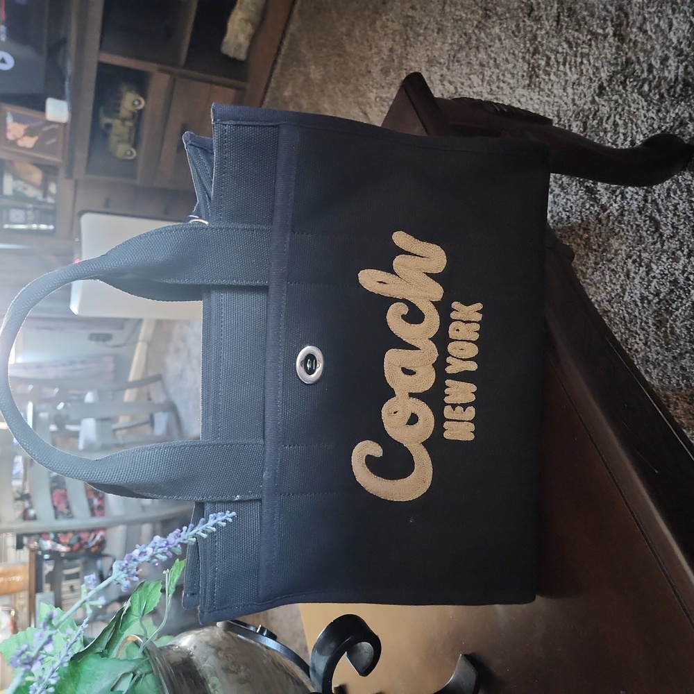 COACH Canvas Cargo Tote Bag